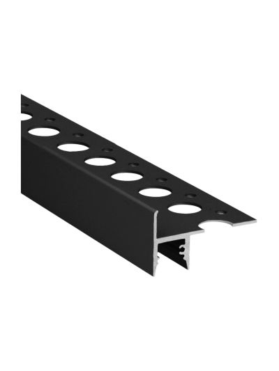LED-profil UP-TILE10 - 1m - Svart