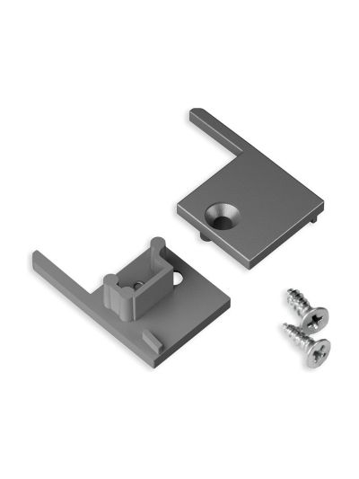 Ändlock till UP-TILE10 - Silver - 20 st