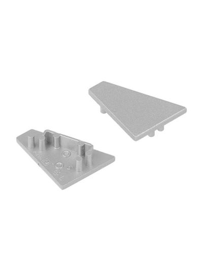 Ändlock till CORNER16.v2 - silver - 20 st