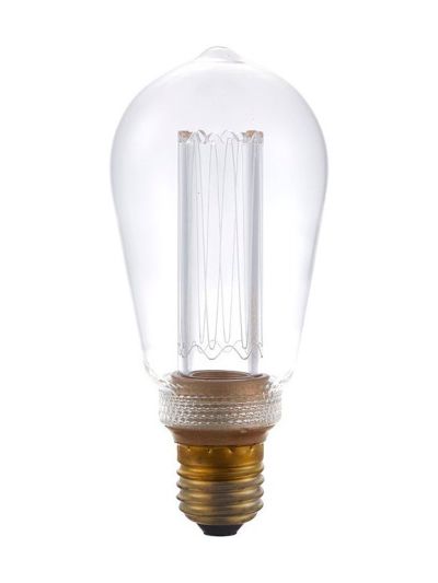 E27 - SPL Vintage Rustika - Klar - 140lm - 2000K - CRI 82 - Dimbar