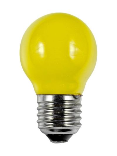 E27 - SPL Party Color Filament-kronljus - Gul - 60lm