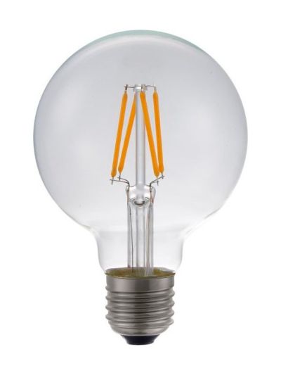 E27 - SPL Globe G80 - Klar - Ø:80mm - 2500K - CRI 93 - Dimbar