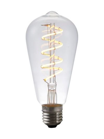 E27 - SPL FleX Rustika - Klar - 190lm - 2200K - CRI 93 - Dimbar