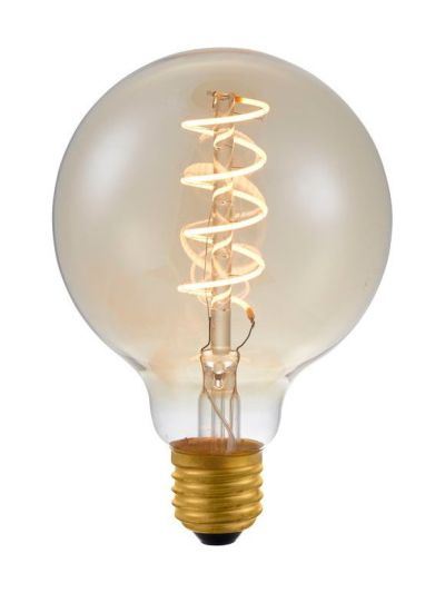 E27 - SPL FleX Globe AX - Amber - Ø:95mm - 2000K - CRI 93 - Dimbar