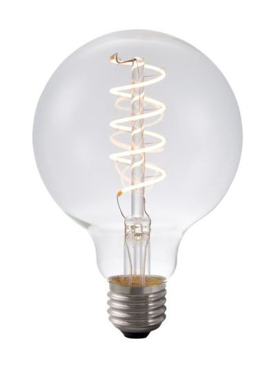 E27 - SPL FleX Globe AX - Klar - Ø:95mm - 2200K - CRI 93 - Dimbar