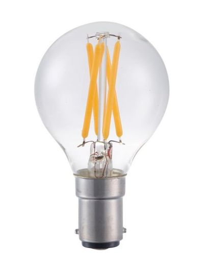 Ba15d - SPL Ball Ba15d - Klar - 350lm - 2700K - CRI 93 - Dimbar