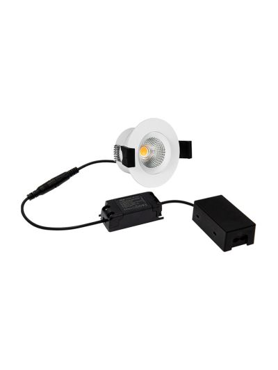 HiluX D3 Tilt360 - Full Spectrum LED inbyggnadsspot - Ra97 - 3000 K - Vit