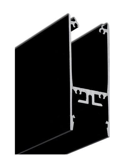 LED-profil PIXY20-02 - 1m - svart