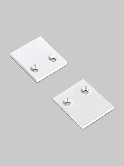 Ändlock till PIXY20-02 - Vit - Metall - 2 st