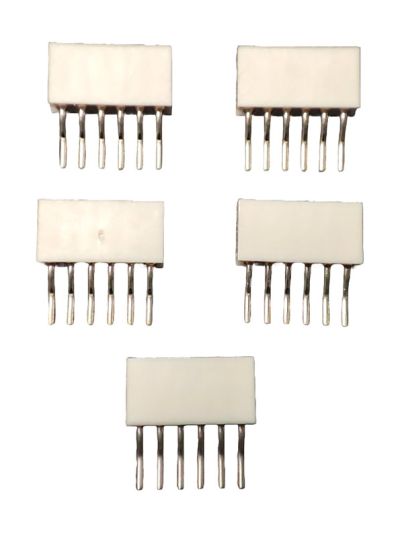 Kabel till LightStrip V4 - Stiftlist för lödning - Vit - 5 st