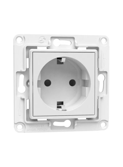 Shelly - Wall Socket Eu - Vit