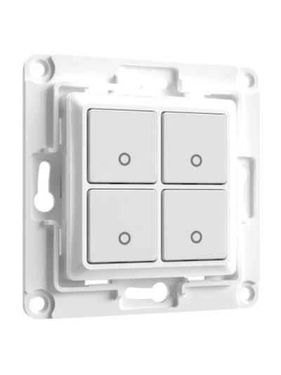 Shelly - Wall Switch 4 - Vit