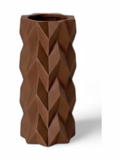 Simiu - TESSURA - Vas - 17 cm - Mocka