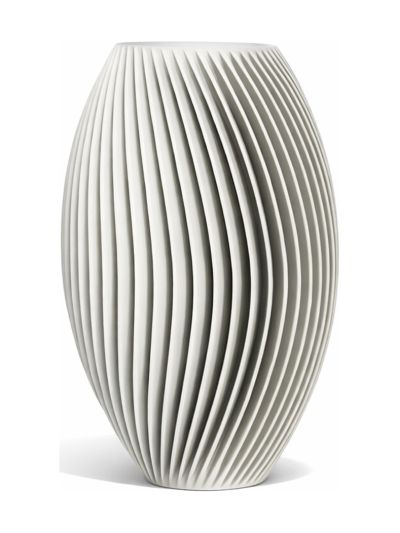 Simiu - LAMEL vas - 18 cm - Ljusgrå