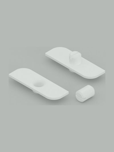 Fäste till LED-profil LINEA20-1 - Vit - 20 st