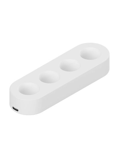 Uyuni - Laddningsbar bas - Vit - 13x4 cm