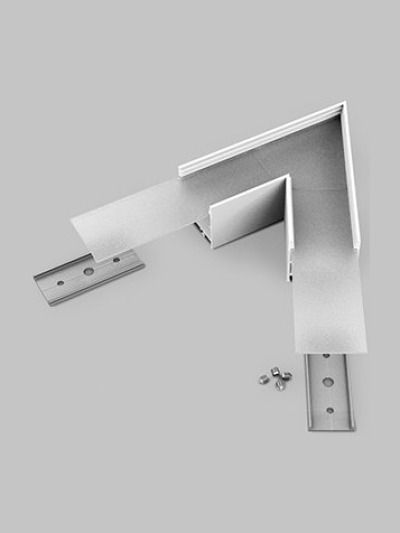 Vinkel till LED-profil VARIO30-02 - 60° - Vit