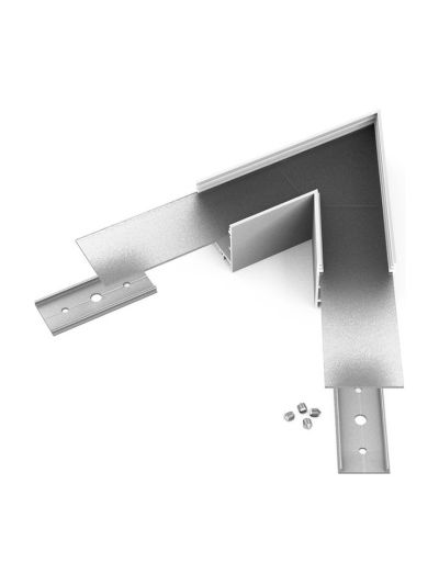 Vinkel till LED-profil VARIO30-02 - 60° - Anodiserad