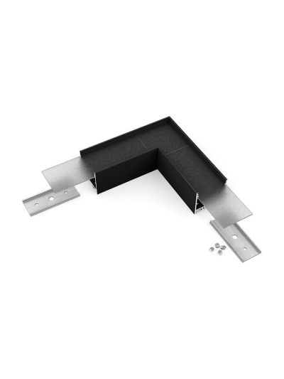 Vinkel till LED-profil VARIO30-02 - 90° - Svart