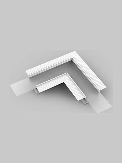 Vinkel till LED-profil VARIO30-05 - 90° - Vit