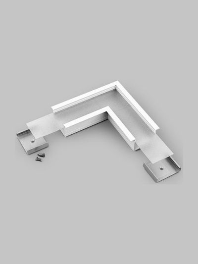 Vinkel till LED-profil VARIO30-07 - 90° - Vit