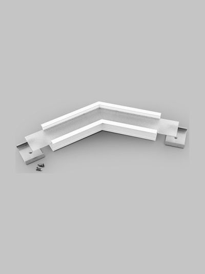 Vinkel till LED-profil VARIO30-07 - 135° - Vit
