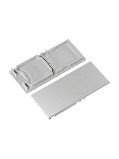 Ändstycken till COMBO30-01A-E9 - Silver - 20 st