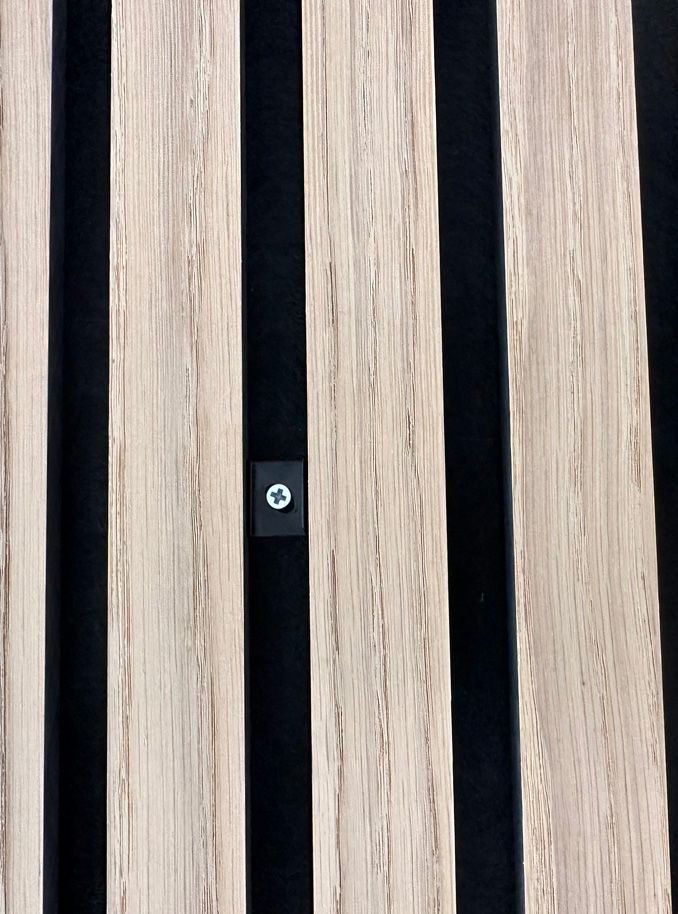 Detalj av ändlock på LED-profil